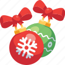 ball, bow, christmas, decoration, holiday, new year, xmas