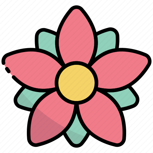 Poinsettia, christmas, flower, decoration, xmas, season, red icon - Download on Iconfinder