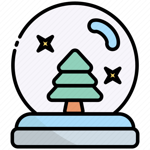 Snowglobe, christmas, snow-globe, crystal-ball, decoration, xmas icon - Download on Iconfinder