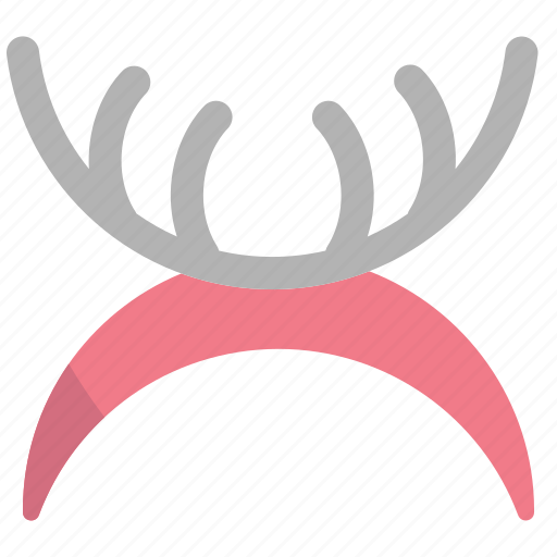 Reindeer headband, headband, hairband, girl, fashion, xmas, christmas icon - Download on Iconfinder