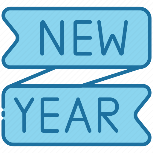 New year banner, happy-new-year, new-year, celebration, decoration, festival, new year icon - Download on Iconfinder
