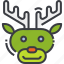 animal, christmas, cute, reindeer, santa, winter, xmas 