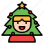 christmas, tree, xmas, costume, boy, man, avatar 