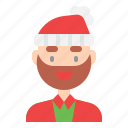 man, christmas, avatar, winter, hat