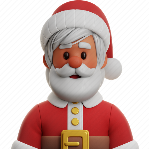 Santa, claus, santa claus, christmas, festival, event, natal 3D illustration - Download on Iconfinder