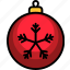 christmas, decoration, ornament, xmas, ball, bauble, snowflake 