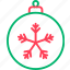 christmas, decoration, ornament, xmas, ball, bauble, snowflake 