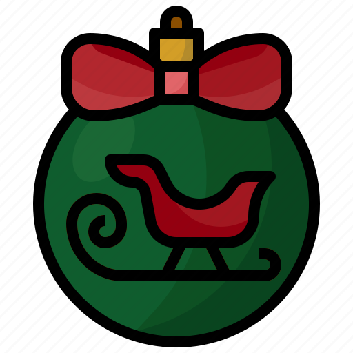 Bauble27, christmas, celebrate, ball, sleigh icon - Download on Iconfinder