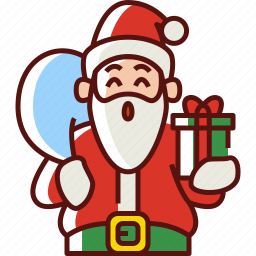Santa, christmas, xmas, winter, celebration, gift, party icon - Download on Iconfinder