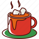 hot, chocolate, hot chocolate, drink, juice, christmas, xmas, hot choco, marshmallow