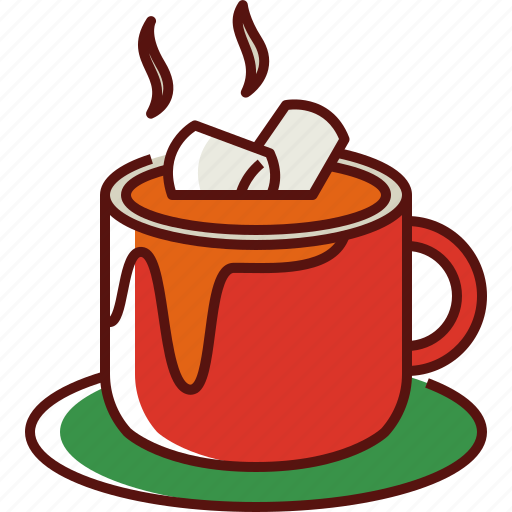 Hot, chocolate, hot chocolate, drink, juice, christmas, xmas icon - Download on Iconfinder