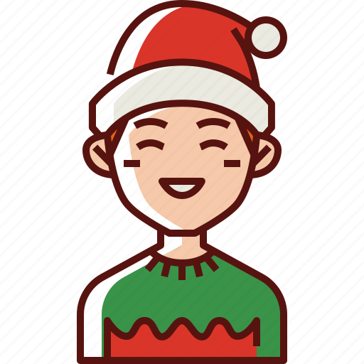 Boy, man, christmas, hat, avatar, holiday, xmas icon - Download on Iconfinder