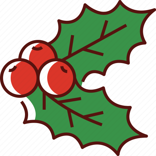 Mistletoe, christmas, decoration, xmas, winter, cherry, celebration icon - Download on Iconfinder