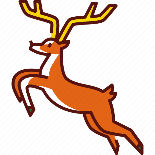 Reindeer, christmas, xmas, santa, animal, celebration, holiday icon - Download on Iconfinder