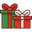 presents, gift, snow, light, santa, christmas, xmas