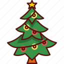 tree, nature, christmas, xmas, lights, decoration, holiday