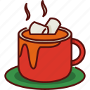 hot, chocolate, hot chocolate, drink, juice, christmas, xmas, hot choco, marshmallow