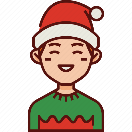 Boy, man, christmas, hat, avatar, holiday, xmas icon - Download on Iconfinder