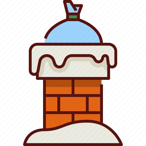 Chimney, winter, christmas, snow, xmas, decoration, holiday icon - Download on Iconfinder