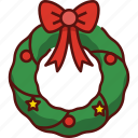 wreath, christmas, decoration, xmas, celebration, winter, tree