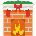 fireplace, winter, snow, decoration, christmas, xmas, socks