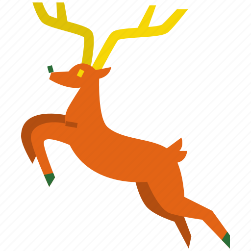Reindeer, christmas, xmas, santa, animal, celebration, holiday icon - Download on Iconfinder