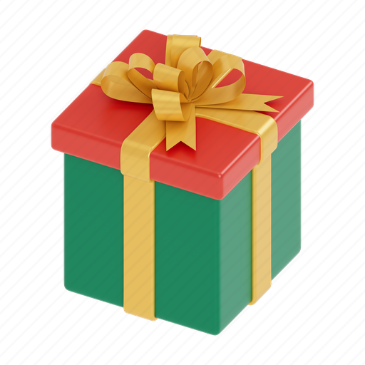 Christmas, gift, present, xmas, love, box, snow 3D illustration - Download on Iconfinder
