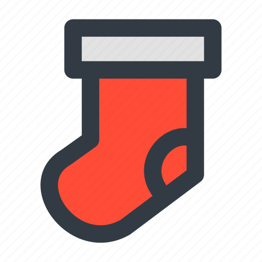 Christmas, decoration, gift, sock, toe, xmas icon - Download on Iconfinder