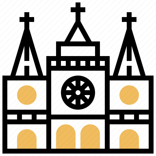 Building, cathedral, christian, church, religion icon - Download on Iconfinder