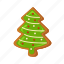 christmas, cookies, tree, dessert, cake, forest, green, plant 