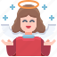user, angel, avatar, character, christmas 
