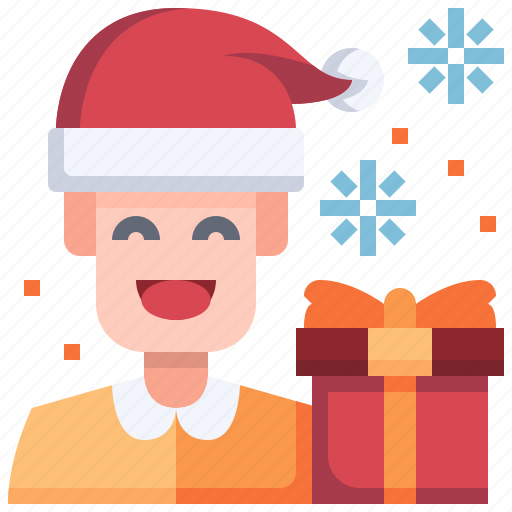 Young, winter, christmas, gift, box, boy, man icon - Download on Iconfinder