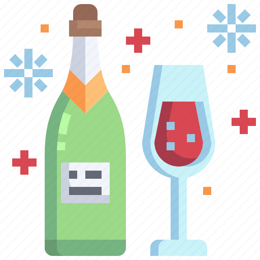 Bottle, drinks, champagne, party, celebration, alcoholic icon - Download on Iconfinder
