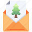 postcard, christmas, card, xmas, tree, greeting 