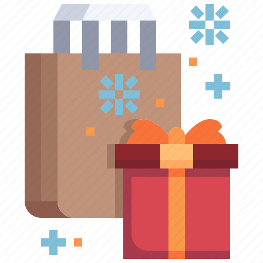 Supermarket, surprise, christmas, shopping, bag, gift, box icon - Download on Iconfinder