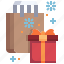 supermarket, surprise, christmas, shopping, bag, gift, box 