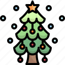 decoration, christmas, star, tree, pine