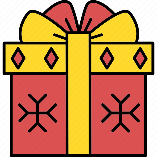 Christmas gift, christmas, gift, box, present icon - Download on Iconfinder