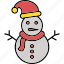 snowman, christmas, xmas, snow 
