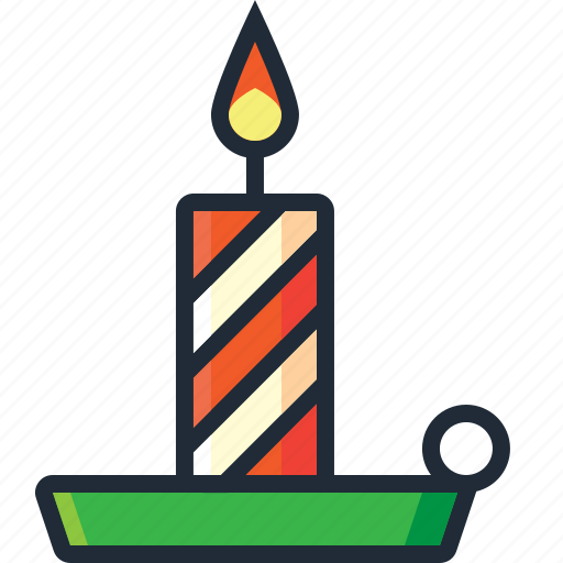 Burning, candles, christmas, decorations, flame, lights, xmas icon - Download on Iconfinder