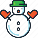 christmas, decoration, fun, hat, snow man, snowman, xmas