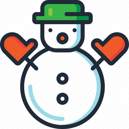 Christmas, decoration, fun, hat, snow man, snowman, xmas icon - Download on Iconfinder