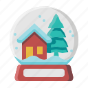 snow, globe, christmas, holiday, winter, decoration, merry, ornament, december