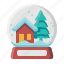 snow, globe, christmas, holiday, winter, decoration, merry, ornament, december 
