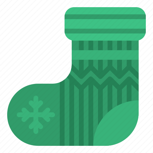 Christmas, sock, eve, decoration, fashion icon - Download on Iconfinder