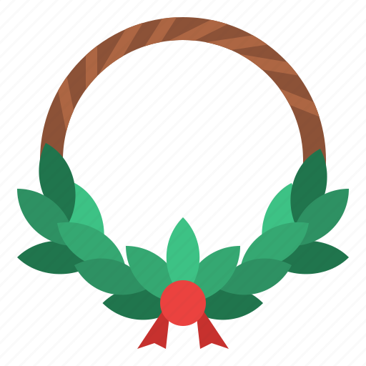 Wreath, christmas, decoration, holiday, ornaments, wood icon - Download on Iconfinder