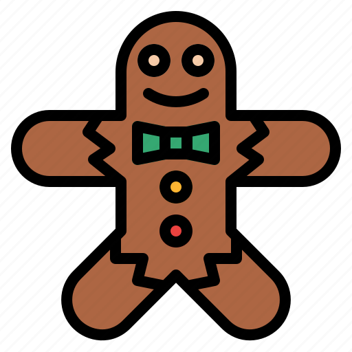 Christmas, cookie, gingerbread, baked, sweet, decoration icon - Download on Iconfinder