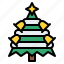 christmas, tree, decoration, bells 