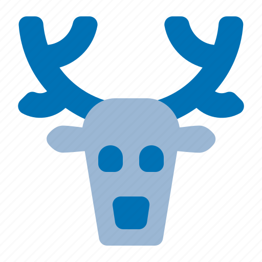 Deer, reindeer, christmas, xmas icon - Download on Iconfinder