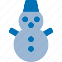 snowman, new year, winter, christmas, decoration